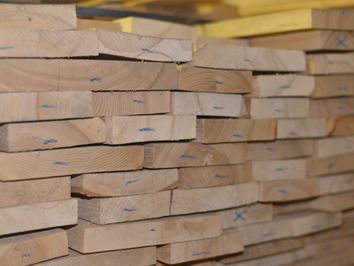 Ash wood boards.